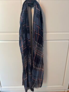 LOFT Plaid Lightweight Scarf